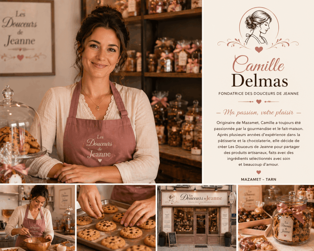 Camille DELMAS, Les Douceurs de Jeanne